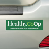 Healthy.Coop grüner Autoaufkleber (Auf Auto)