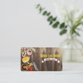 Healthy Food/Chef/Unterweisend Cooking Visitenkarte (Stehend Vorderseite)