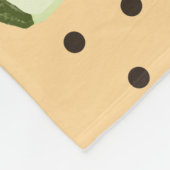 Healthy foods. Seamless avocado pattern,  avocado  Fleecedecke (Ecke)