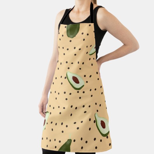 Healthy foods. Seamless avocado pattern,  avocado  Schürze (InSitu)