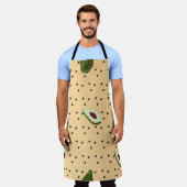 Healthy foods. Seamless avocado pattern,  avocado  Schürze (Getragen)