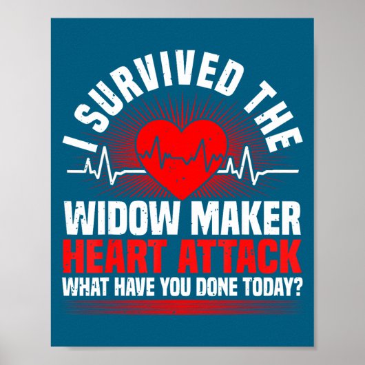 Healthy Heart Disease, Heart Surgery & Cardiac Poster (Vorne)