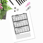 Healthy Heart Journal Paper Seite 3 Vorlage