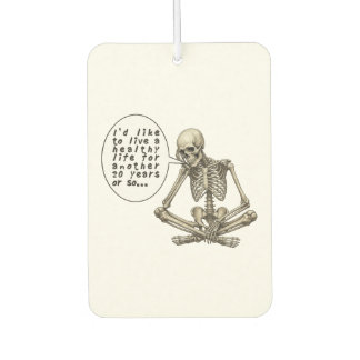 Healthy Life Can Wait Skeleton Autolufterfrischer