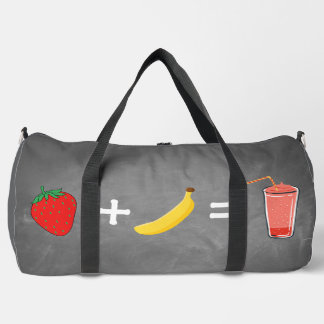 Healthy lifestyle design duffle bag