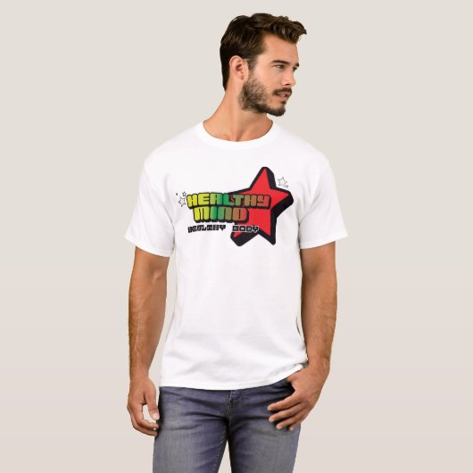 Healthy Mind, Healthy Body – Retro Star Tee | Moti (Vorne ganz)