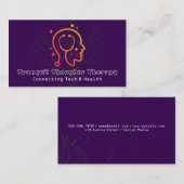 Healthy Mind Logo | AI-Software Visitenkarte (Vorne/Hinten)
