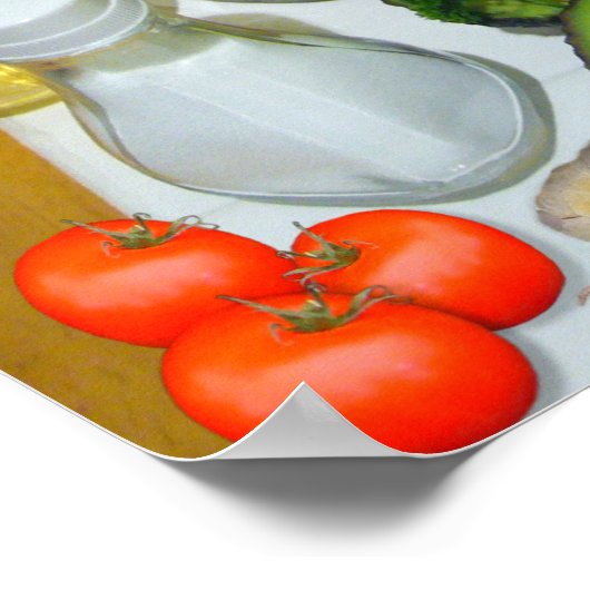 HEALTHY SALAD ~ Poster # 2 (Ecke)