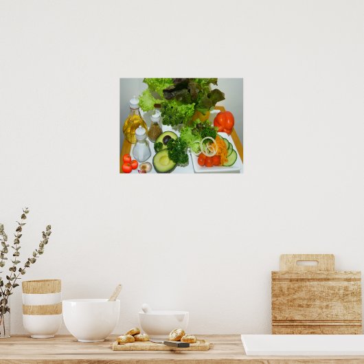 HEALTHY SALAD ~ Poster # 2 (Küche)