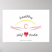 Healthy Selfitude Poster (Vorne)