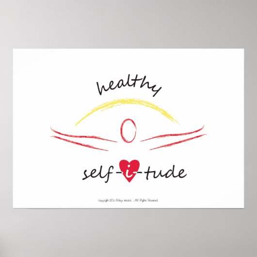 Healthy Selfitude Poster (Vorne)