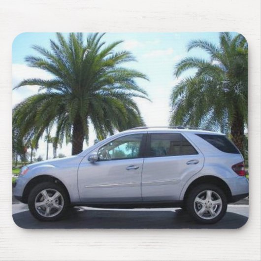 HealthyCoffee Mercedes ML350 Luxus-Auto Mousepad (Vorne)