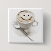 HealthyCoffee Spaß-Knopf-Abzeichen Button (Vorderseite)
