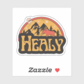 Healy, Alaska Sticker (Blatt)
