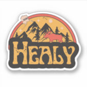 Healy, Alaska Sticker (Vorderseite)