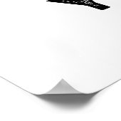 Hear Hear Hear Heast Funny Broad Pub Poster (Ecke)