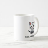 Hear Me Roar t-shirt Kaffeetasse (VorderseiteRechts)