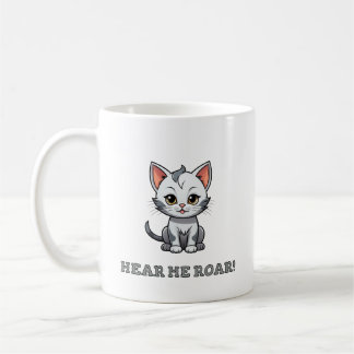 Hear Me Roar t-shirt Kaffeetasse