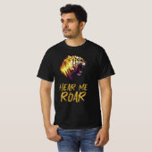 Hear Me Roar, Tiger Head Graphic T-Shirt (Vorne ganz)