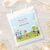 Hear Ye Brünett Knight Birthday Party Geschenktütchen (Ausgeschnitten)