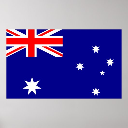 Heard Island und McDonald Islands Flagge Poster (Vorne)