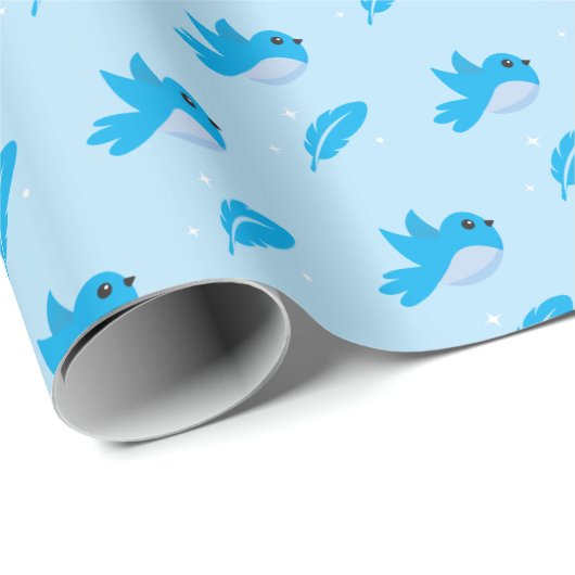 Heard Saite Ate No Bird / Gift Wrapping Paper Geschenkpapier (Rolleneckpunkt)