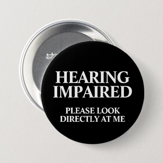 Hearing Impaired Button (Vorne & Hinten)