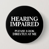 Hearing Impaired Button (Vorderseite)