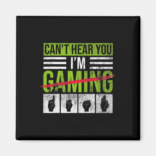 Hearing Loss Awareness And Deaf Pride Asl Hand Ges Magnet (Vorne)