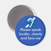 Hearing Magnet (Vorderseite/Rückseite)