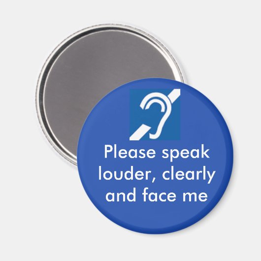 Hearing Magnet (Vorderseite/Rückseite)