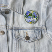 HEARS & HYDRANGEAS ~ Hochzeitsschaltfläche/Button Button (Beispiel)