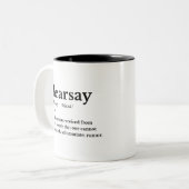 Hearsay Zweifarbige Tasse (Vorderseite Links)