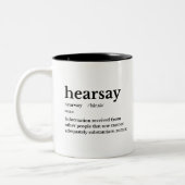 Hearsay Zweifarbige Tasse (Links)
