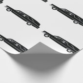 Hearse Geschenkpapier (Ecke)