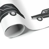 Hearse Geschenkpapier (Rolleneckpunkt)