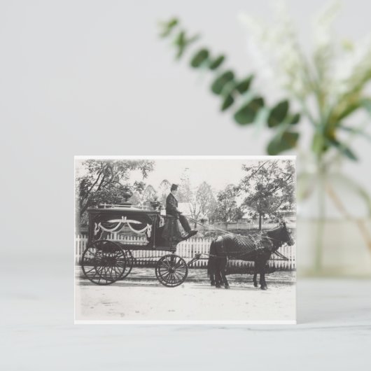 Hearse Postkarte (Stehend Vorderseite)