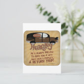 Hearsley's Motto Postkarte (Stehend Vorderseite)