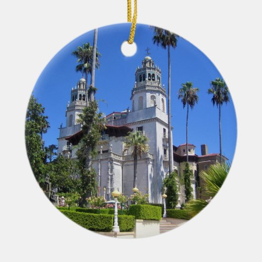 Hearst Castle, San Simeon, California Keramik Ornament (Vorne)