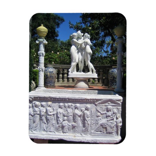 Hearst Castle, San Simeon, California Magnet (Vertikal)