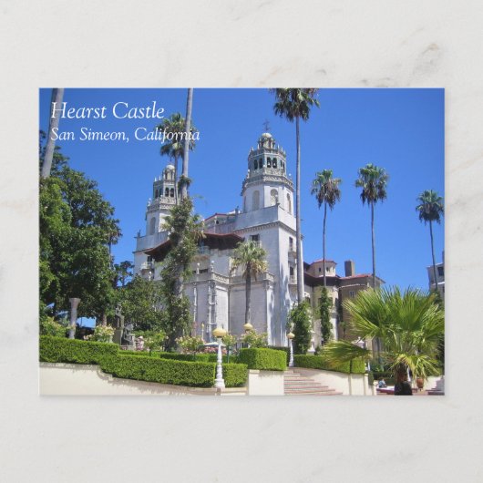 Hearst Castle, San Simeon, California Postkarte (Vorderseite)