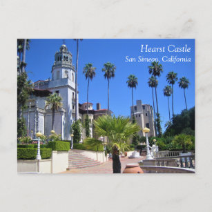 Hearst Castle, San Simeon, Kalifornien Postkarte