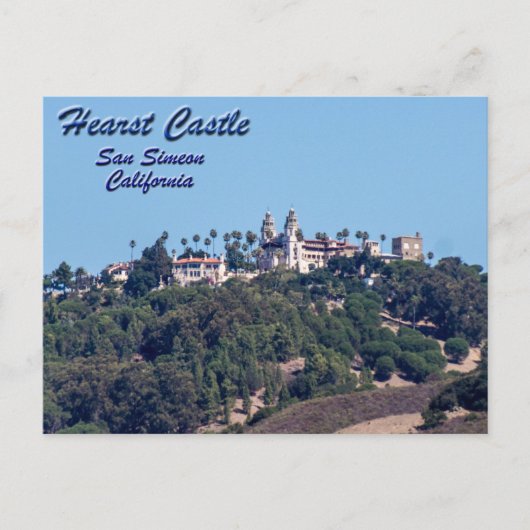 Hearst Castle-San Simeon, Kalifornien Postkarte (Vorderseite)
