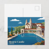 Hearst Castle USA Postkarte (Vorne/Hinten)