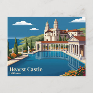 Hearst Castle USA Postkarte