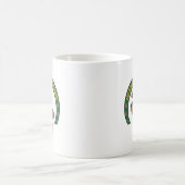 Hearst grundlegendes klassisches Jagdhund-Logo Kaffeetasse (Mittel)