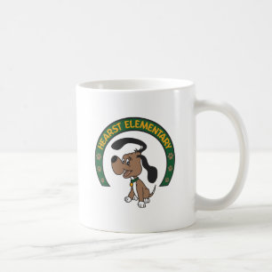 Hearst grundlegendes klassisches Jagdhund-Logo Kaffeetasse