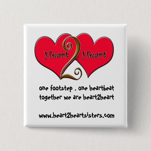 heart2heartsisters button (Vorderseite)