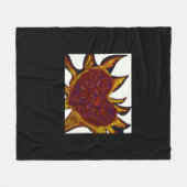 Heart Aflame  Fleecedecke (Vorderseite (Horizontal))