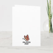 Heart Air Balloons Valentine's Day Card Karte (Rückseite)